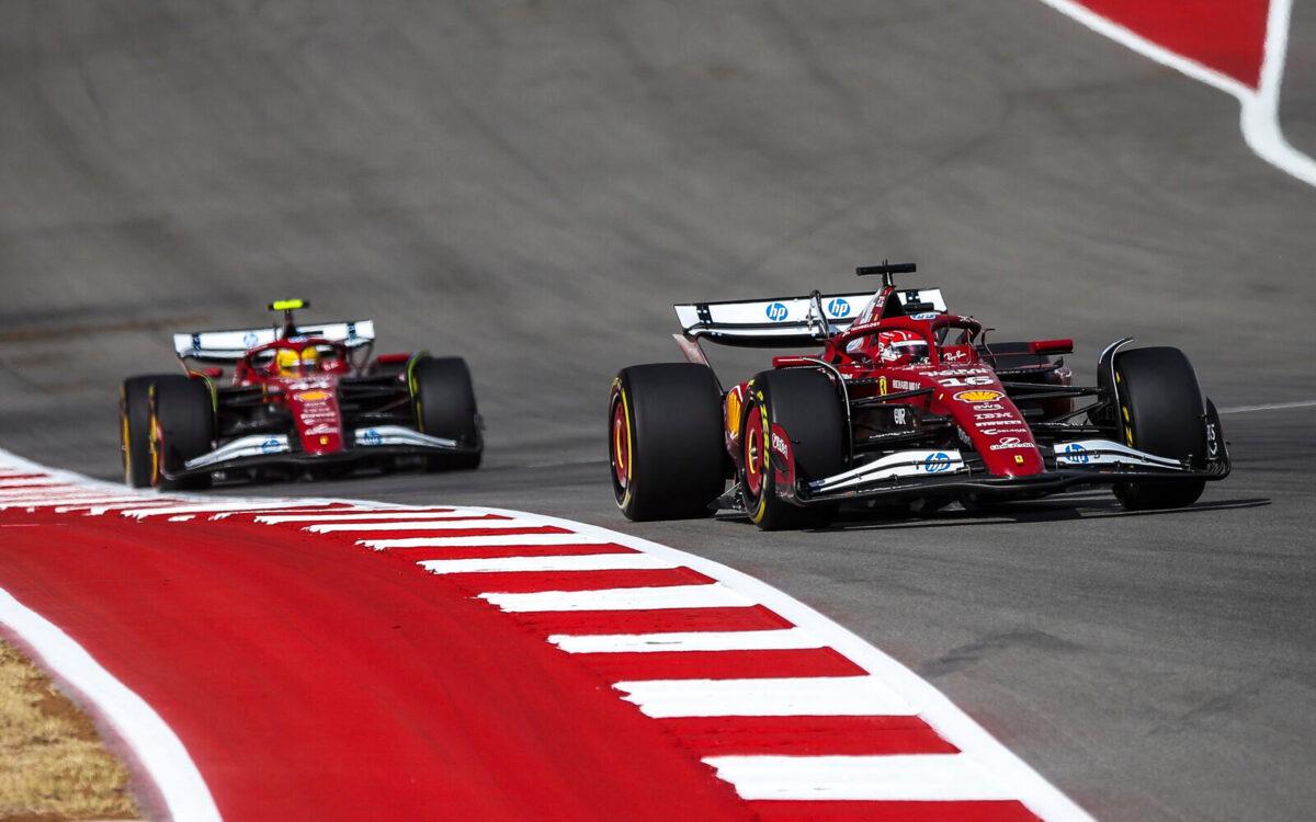 Charles Leclerc pred Lewisom Hamiltonom